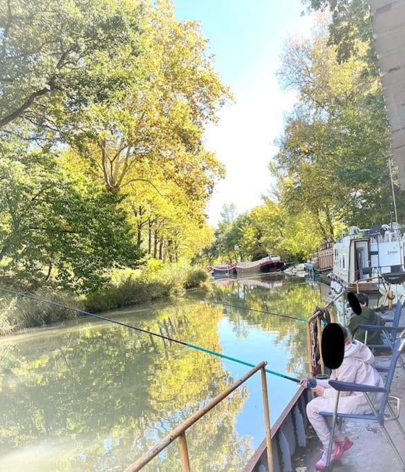 Insolite Peniche Amazonie Canal Du Midi Gardouch Exterior photo